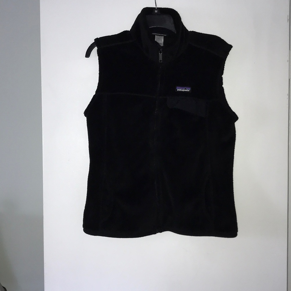 Patagonia black fleece vest